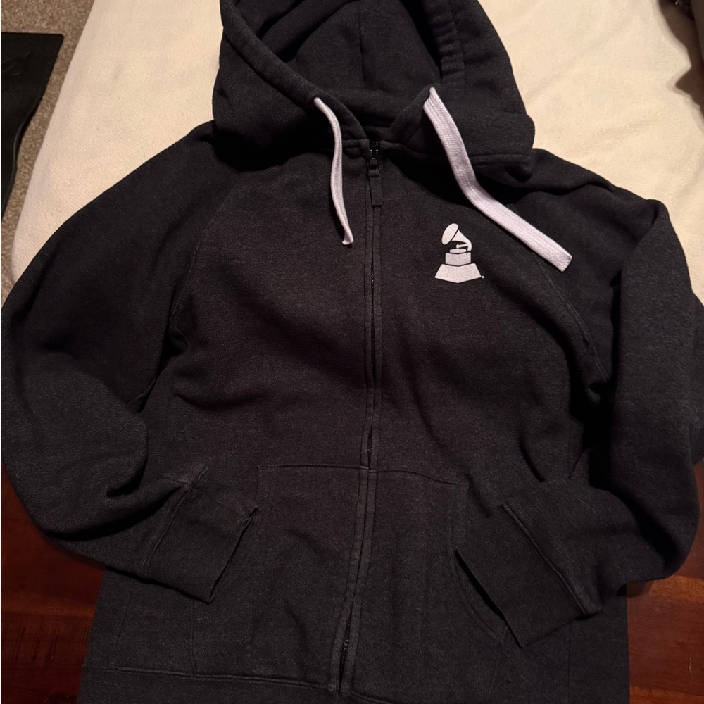 Dark grey Zip-Up Hoodie with GRAMMY’s logo
